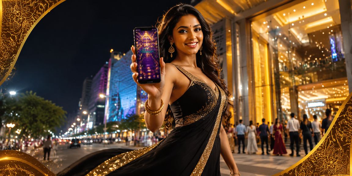 Players enjoying a casino app including rummy on mobile in Bangalore’s MG Road